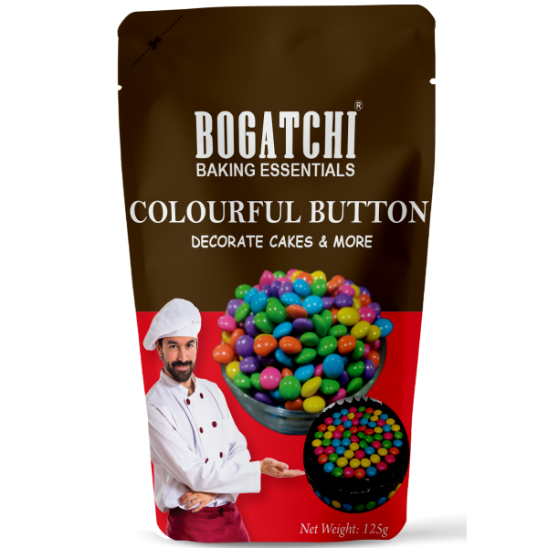 BOGATCHI Colorful Buttons for Cake Decoration